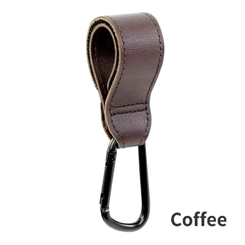 Крючок для коляски из ПУ кожи с вращающимся дизайном для детских колясок