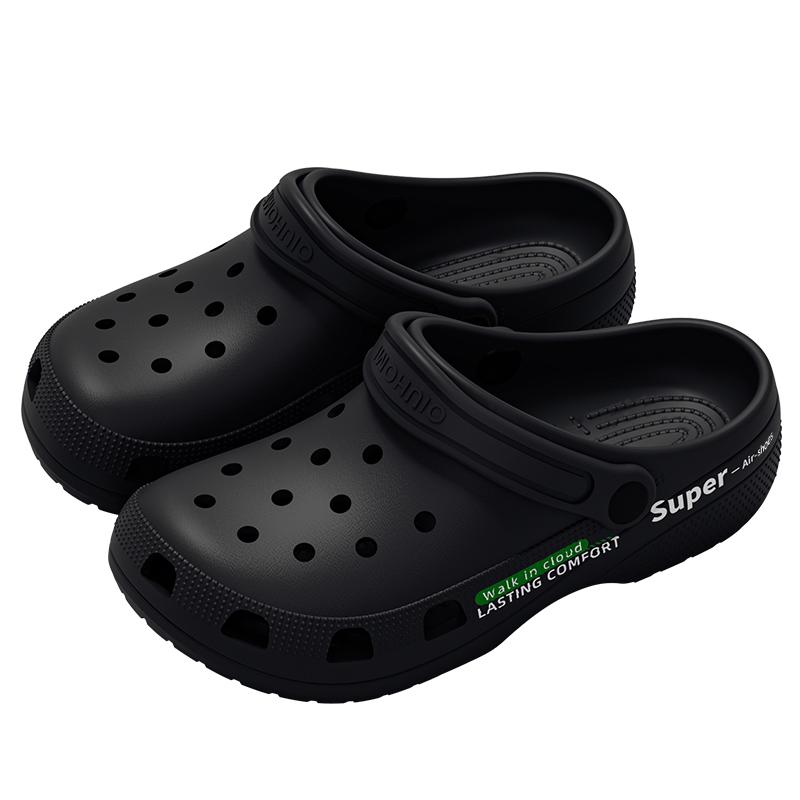 Платформа Женские Клоги Обувь Пляж Сад Толстая Подошва Сандалии Мода Удобные Нескользящие Тапочки Для Дома Улицы Мужчины Обувь с Отверстиями