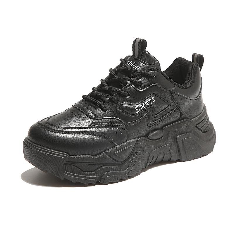 Спортивная женская обувь Весна и Осень Новые Универсальные Кроссовки для Бега на Толстой Подошве Износостойкие Повседневные Кроссовки для Папы Женские