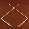 2Pcs Dowsing Rods Durable Brass Tools Water Detector Measuring Instruments Easy To Carry And Stretch 55Cm Long