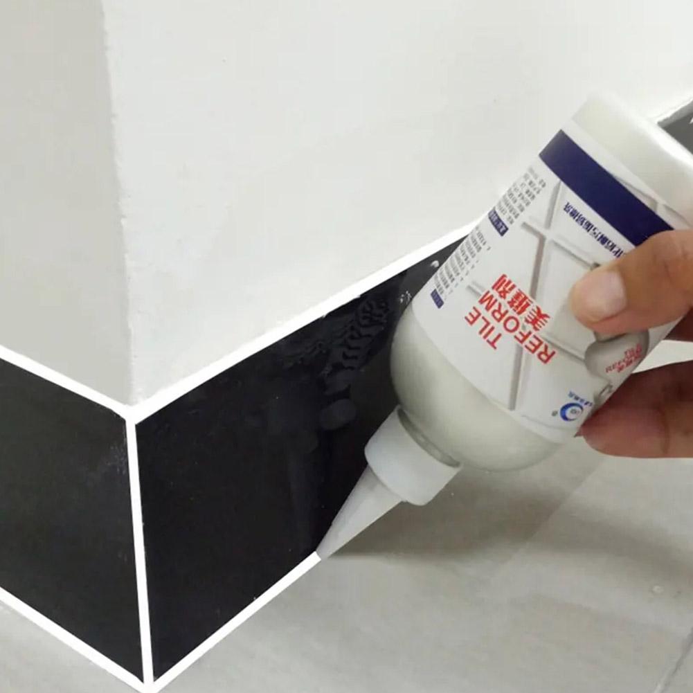 150/280ml Ceramic Tile Filler Waterproof Mildew Repair Porcelain Bathroom Ceramic Wall Seam Agent Tile Cleaner Beauty Agent