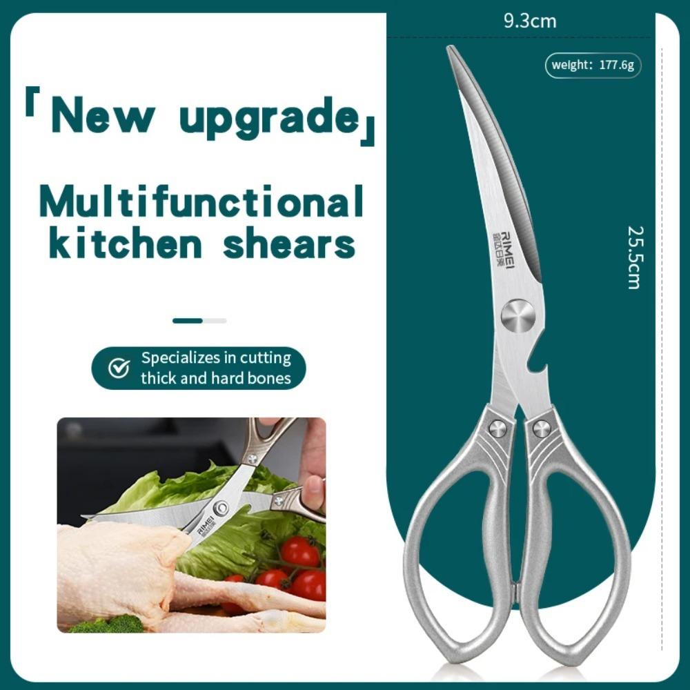 New Heavy-Duty Korean style barbecue Scissors-High-Hardness Stainless Steel for Vegetables Grilling All-in-One Kitchen Shears5