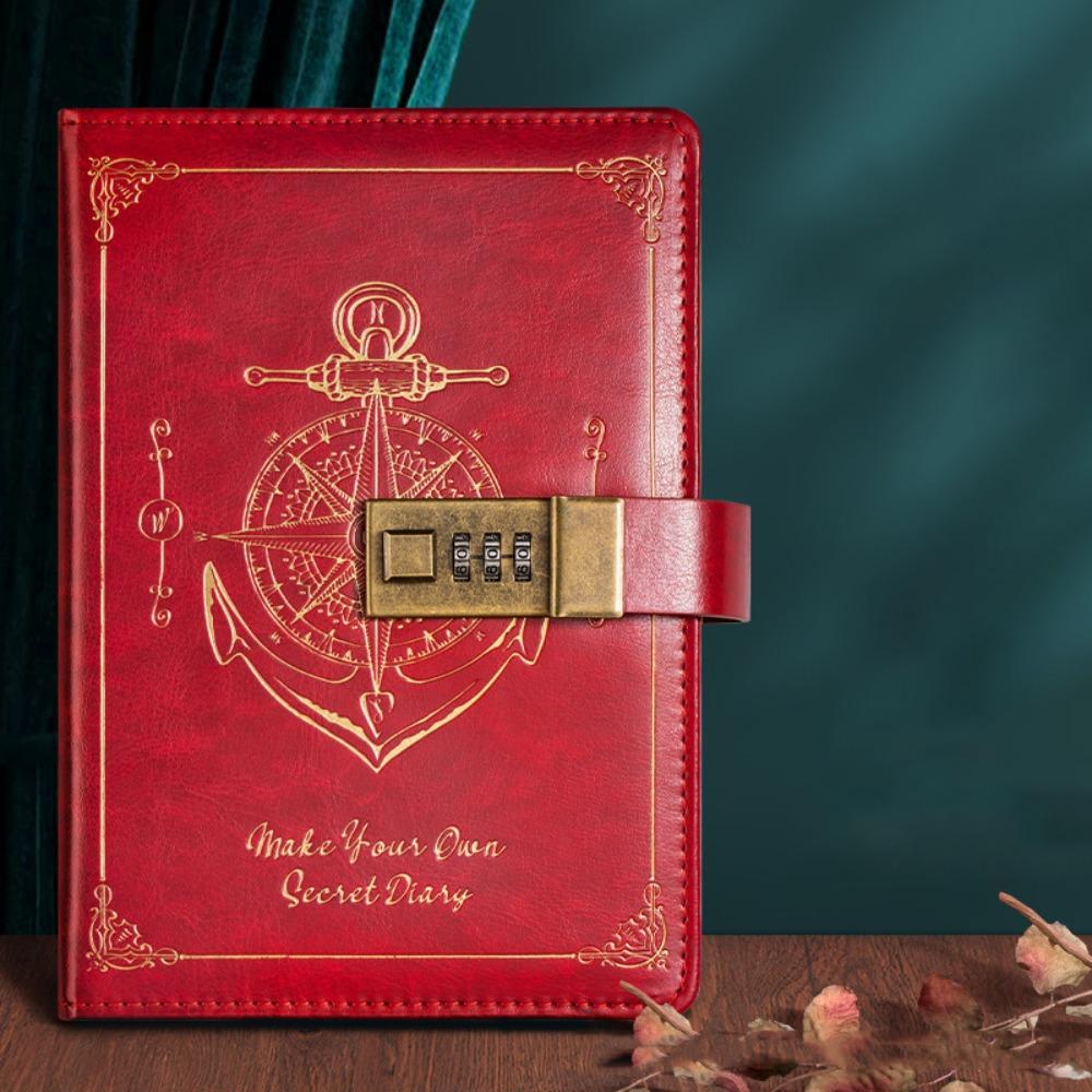 Канцелярский блокнот с паролем Защита секретов Дневник путешественника Блокнот А5 с замком Студент