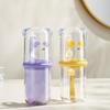 Travel Cartoon Toothbrush Storage Box for Kids 2 Mouthwash Cups Toothbrush Case Set for School and Vacation Use