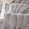 Winter New Rabbit Plush Sofa Cushion Warm Leaf Sofa Cover Non-slip Armrest Cover Towel Backrest Thickened Cushion