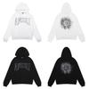 Amiri Son of the Sun Print Spring and Autumn Loose Plus Size Thin High-quality Cotton Hooded Couple Hoodie