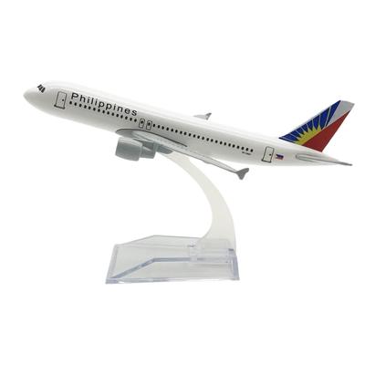 16см Масштаб Самолета Западные Филиппины Airbus A320 Модель Самолета Симуляция Сплав Готовый Сувенирная Коллекция Игрушка