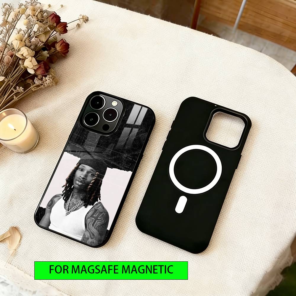 Raper K-King Von Phone Case For iPhone17,16,15,14,13,12,11 Plus,Pro Magnetic with Magsafe Wireless Charging