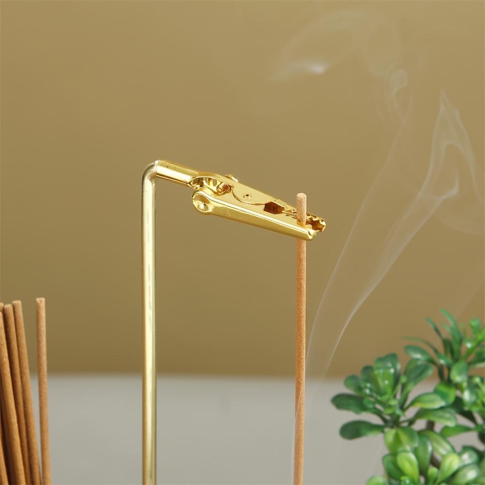 2-in-1 Incense Candle Stand Anti Fly Ash Incense Burner Detachable Glass Ash Plate Incense Candle Storage,Meditation Incense Furniture Home Ornament