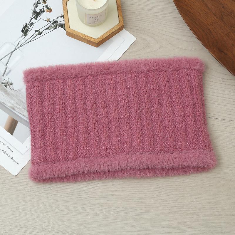 Осенне-зимние шапки для женщин Модная и универсальная плюшевая шапка Уличная повседневная ветрозащитная шерстяная шапка Может шарф Теплый костюм