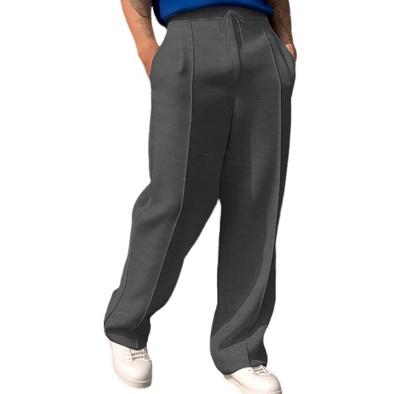 Мужские спортивные и повседневные брюки со средней талией, свободные брюки для бега трусцой