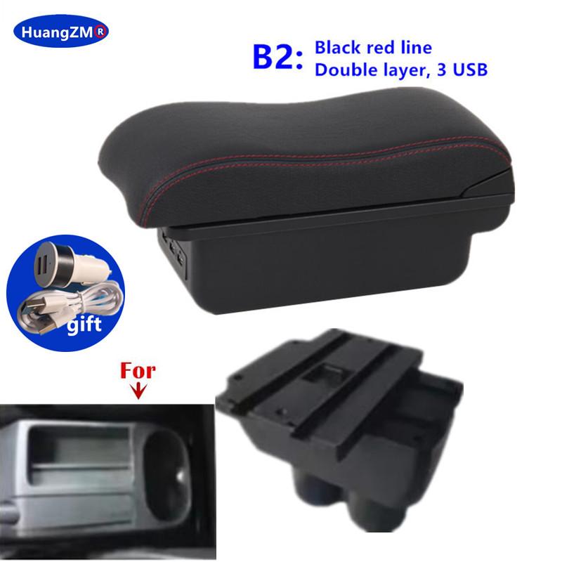 For VW Touran Caddy Armrest Box For Volkswagen VW Touran Caddy Central Storage box Interior Dedicated Retrofit Car Accessories