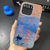 Чехол для телефона для iPhone 14 15 Plus 16 17 Air 13 12 11 Pro Max Защитный Прочный Ударопрочный Funda Закат Масляная живопись Чехол