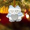 Decorative Christmas Tree Pendant Cartoon DIY Christmas Pendants Snowman Car Pendant  Wedding Party