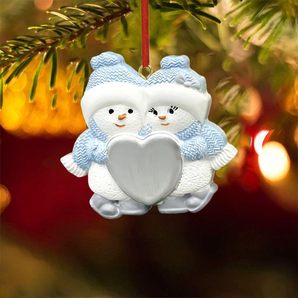 Decorative Christmas Tree Pendant Cartoon DIY Christmas Pendants Snowman Car Pendant Wedding Party