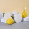 Силиконовая форма для ароматической свечи в форме лимона, сделай сам, 3D форма для фруктов из смолы, инструмент для изготовления гипса, подарки ручной работы, атмосфера для вечеринки, домашний декор