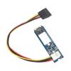 Practical 7Pin M.2 NGFF To SATAs Adapter 4Pin Power Cable 6.0Gb/s M2 Hard Drive Adapter M.2 To SATAs Converter Desktop PC