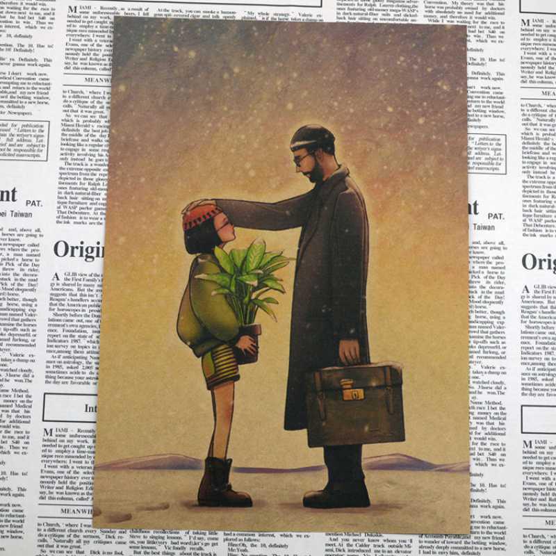 Free Shipping: Leon Lyne Killer Classic Retro Movie Poster - Nostalgic Kraft Paper Decorative Art