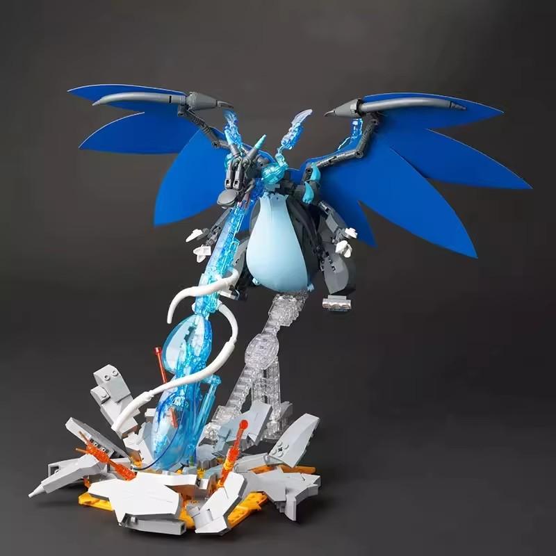 Keeppley Greninja Pokemon Строительные Блоки Charizard Mewtwo Blastoise Сборка 3D Модель Gyarados Мини Фигурка Кирпичики Игрушки для Детей