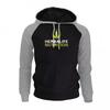 Fleece Hoodie Men Women Raglan Sleeve Oversized Pullover With Kangaroo Pocket Casual Wear
