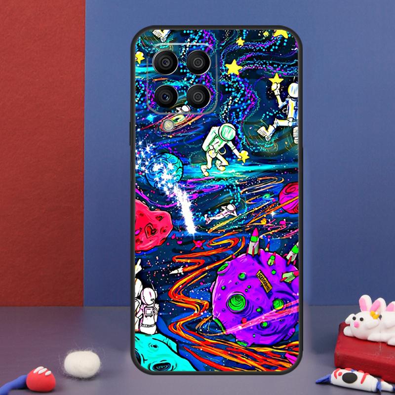 Mushroom Moon Shroom Farmer Case For Samsung Galaxy M32 M52 M12 M16 M14 M54 M13 M33 M53 M56 M36 M31 M11 M35 M55 M15 M06
