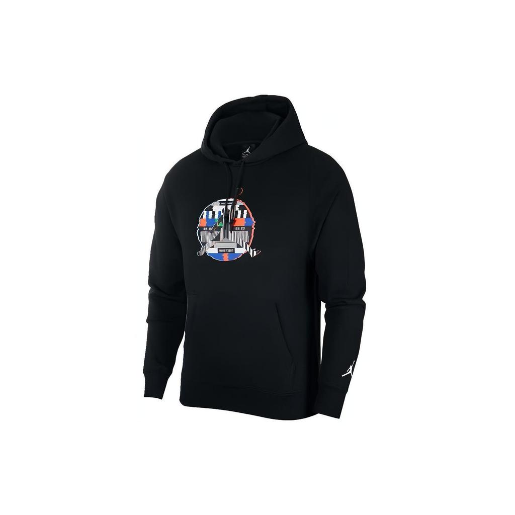 Jordan Sweatshirts Men's Black Hooded Moderate Other CW8620-010