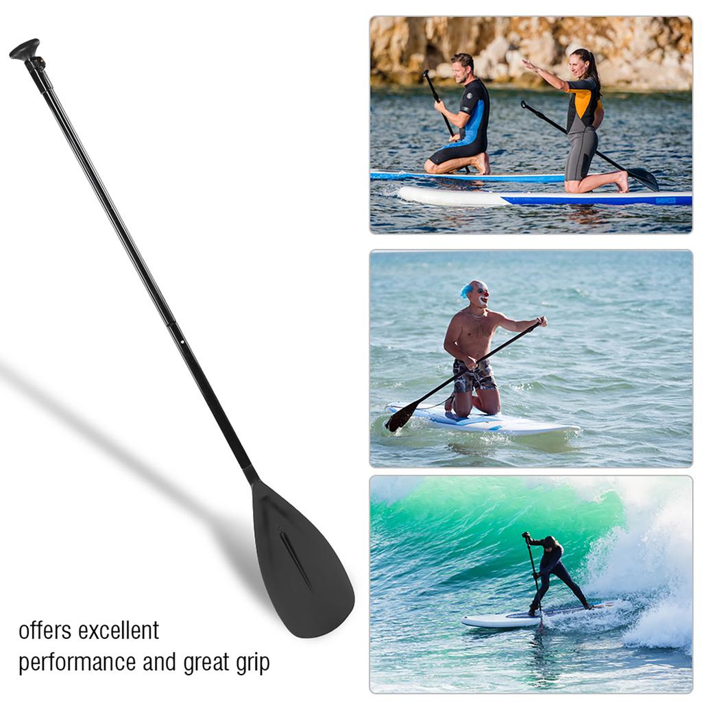 Surfboard SUP 2 Section Aluminum Adjustable Paddle for Boating Kayaking Surfing