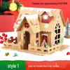 DIY Christmas Igloo Cookie House Kit for Kids with Reindeer Stickers