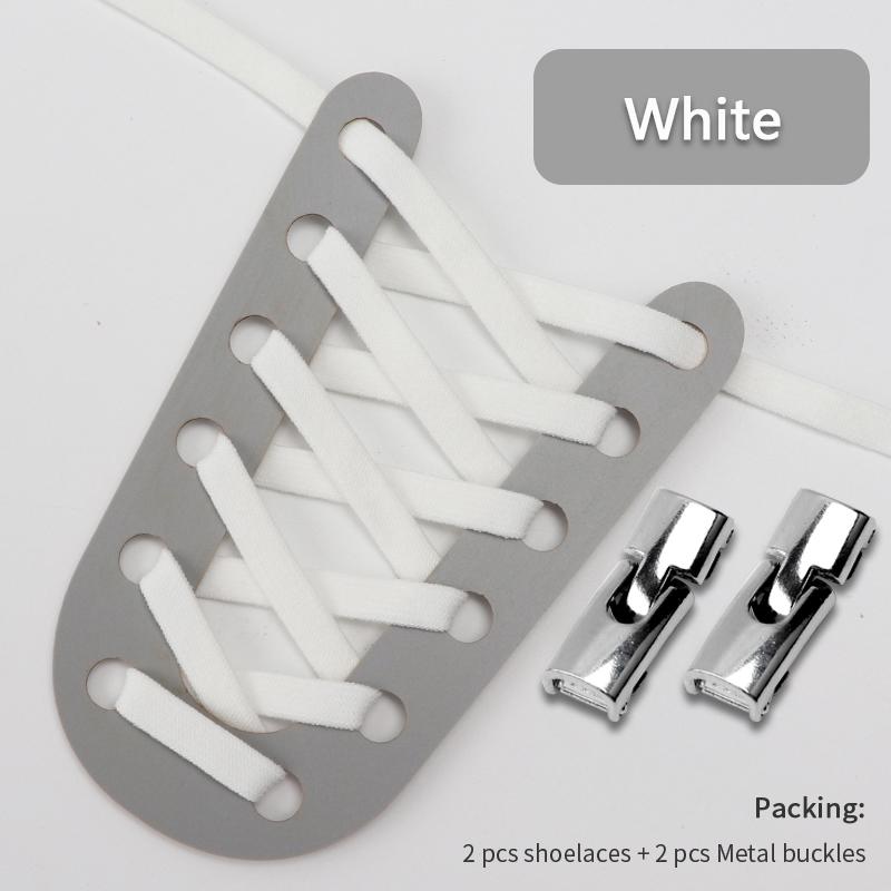 Шнурки с перекрестными замками без завязок, кроссовки с эластичными шнурками шириной 8 мм для детей и взрослых, спортивная обувь для отдыха без завязок, шнурки, аксессуары для обуви
