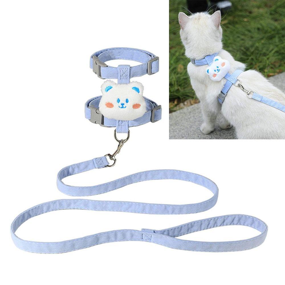 Cute Animal Dog Chest Straps Breathable Pet Walking Harnesses Lead Summer Pet Vest Harness Pet