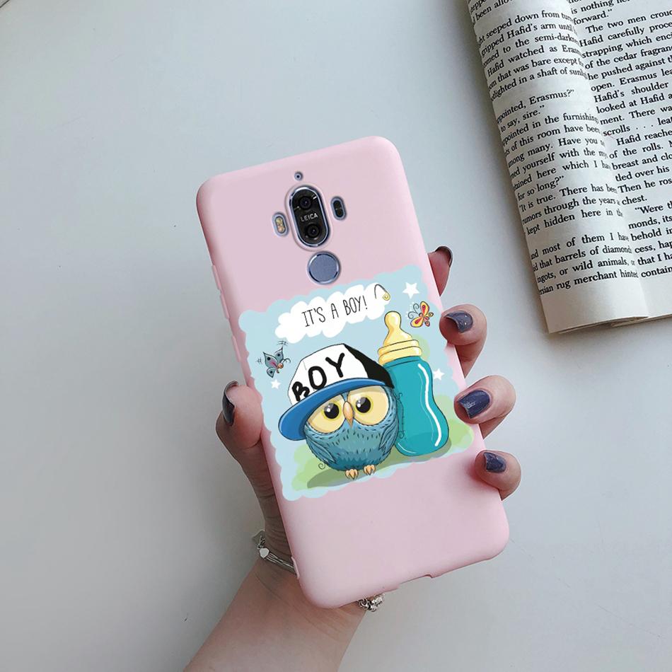 Silicone Case for Huawei Mate 9 10 Pro Soft TPU Protective Cute Butterfly Flower Phone back cover Mate9 Mate10 10Pro Case fundas