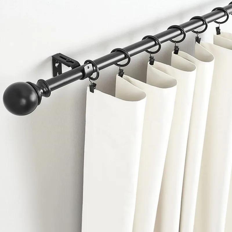 10PCS Curtain Hanging Clips Metal Clip Rustproof Curtain Rods Holders Hangers Split Curtain Rings Buckles Eyelets Grommet Bra