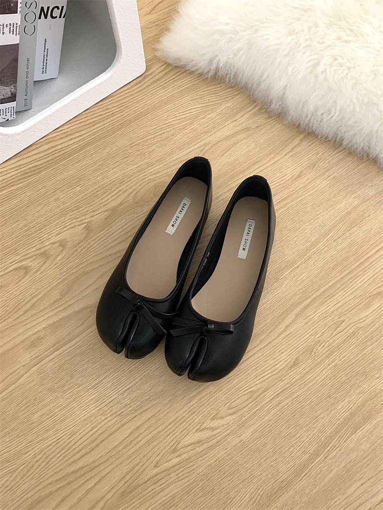 Модные IPPEUM Женские Таби Туфли Красные С Раздельным Носком Балетки 2024 Новые Мэри Джейн Балерины Zapatos Mujer