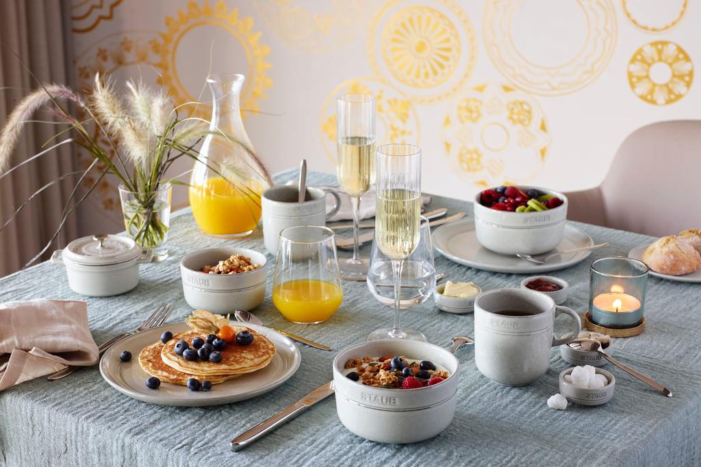 Staub 350 мл большая керамическая кружка для микроволновой печи японская керамическая кружка "Кружка Campagne" [Авторизованный продукт] 40508-034