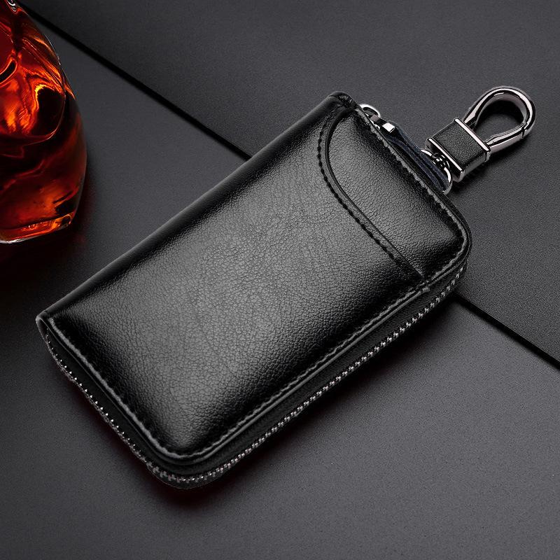Genuine Leather Hand Holding Bag Key Holders Men Key Case Multi Function Multi Function Car Key Bag Coin Purse Jewelry Accessory