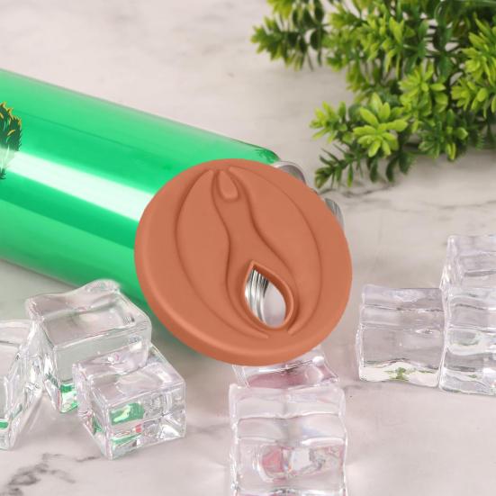 Крышки для банок газировки Yousheng в форме вагины, крышка для бутылки воды, уникальный топпер для банок для напитков стандартного алюминиевого размера, новинка для мальчишника