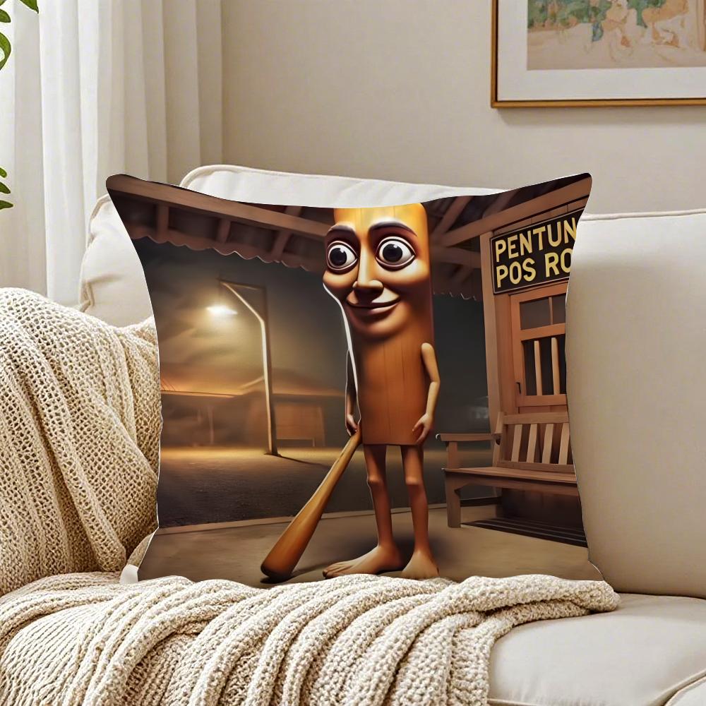 BBrainrot Abstract Animal Art Pillow Cushion Cover Pillowcase Antidustmite living Room Sofa Decor Cushion Room