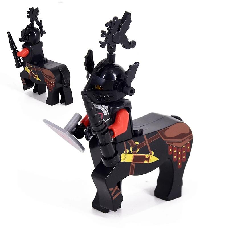 Средневековый рыцарь Древний воин Минифигурка Сборка Строительные блоки