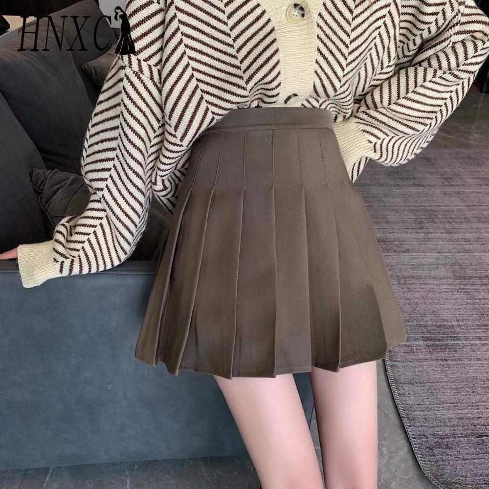 HNXC Женская Мода Повседневная Однотонная С Принтом Летняя Весенняя Юбка