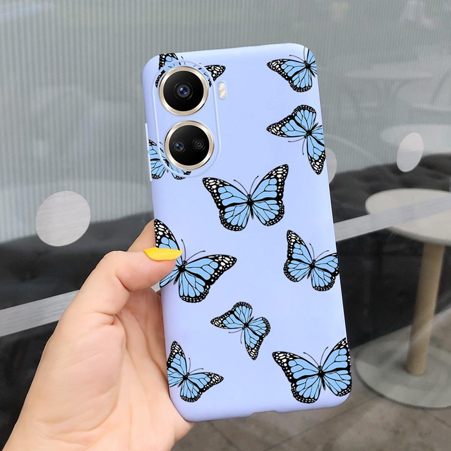 Милый силиконовый чехол для Huawei Nova 10 SE 2022 Модный цветочный чехол для телефона для девушки для Huawei Nova 10 Pro Nova10 10Pro Мягкая задняя крышка