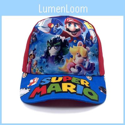 Детская бейсболка Bros Mario Super Pattern из дышащего хлопка для лета