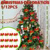 Christmas Decoration Christmas Tree Bow Love Plush Ball Hanging Decoration Christmas Atmosphere
