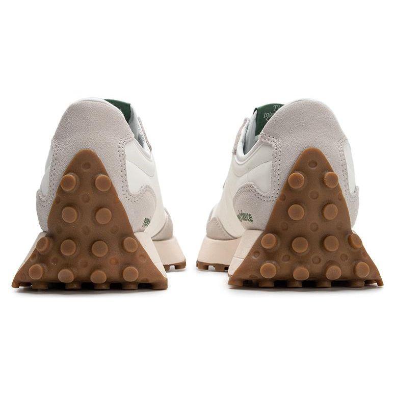 New Balance Nb 327 Удобные Ретро Кожаные Низкие Повседневные Кроссовки для Бега Унисекс Кроссовки Зеленый Серый U327LX-D