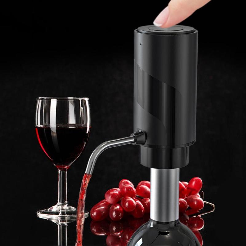 Instant Wine Aerator Rechargeable Electric Wine Aerator Dispenser Durable Decanter Usb Rechargeable Wine Pourer for Home Party