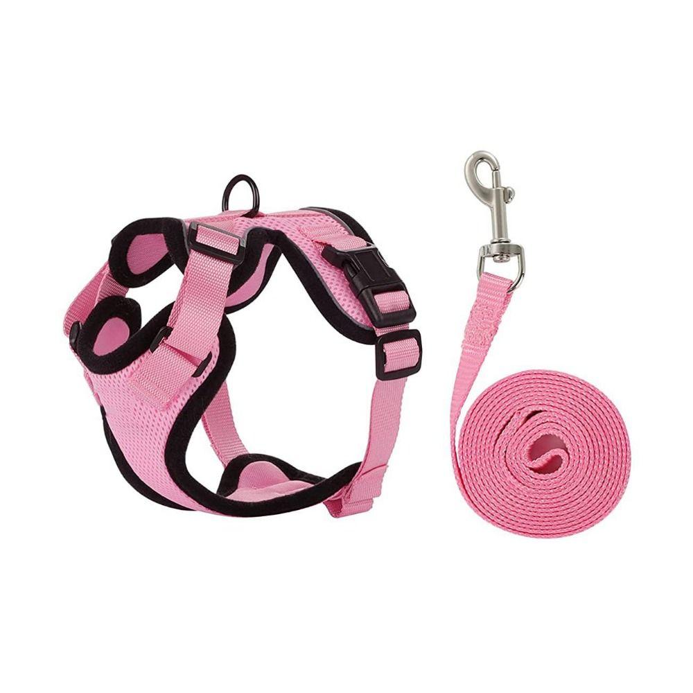 Мягкая сетчатая шлейка для собак, шлейка для кошек, устойчивая к побегам, жилет, аксессуары для питомцев, шлейка и поводок для кошек, для тренировок