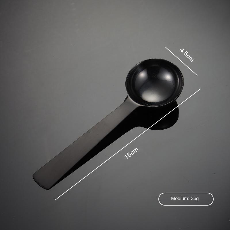 HANYANG 304 Нержавеющая сталь Серебряная сварка Большая мерная ложка с ручкой Титан позолоченный Красочные кухонные принадлежности для выпечки