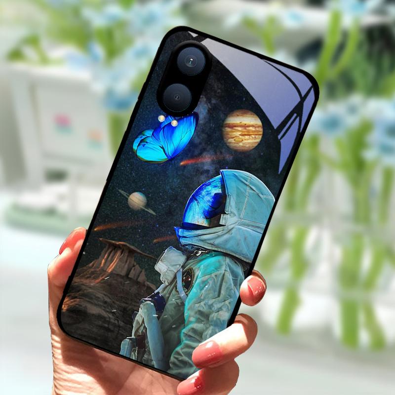 Закаленное Стекло Чехол Для OnePlus Nord CE4 Lite Чехлы 1+Nord CE 4 3 2 Стеклянный Чехол Для Телефона Для One Plus Nord CE3 CE2 Жесткий ПК Бампер