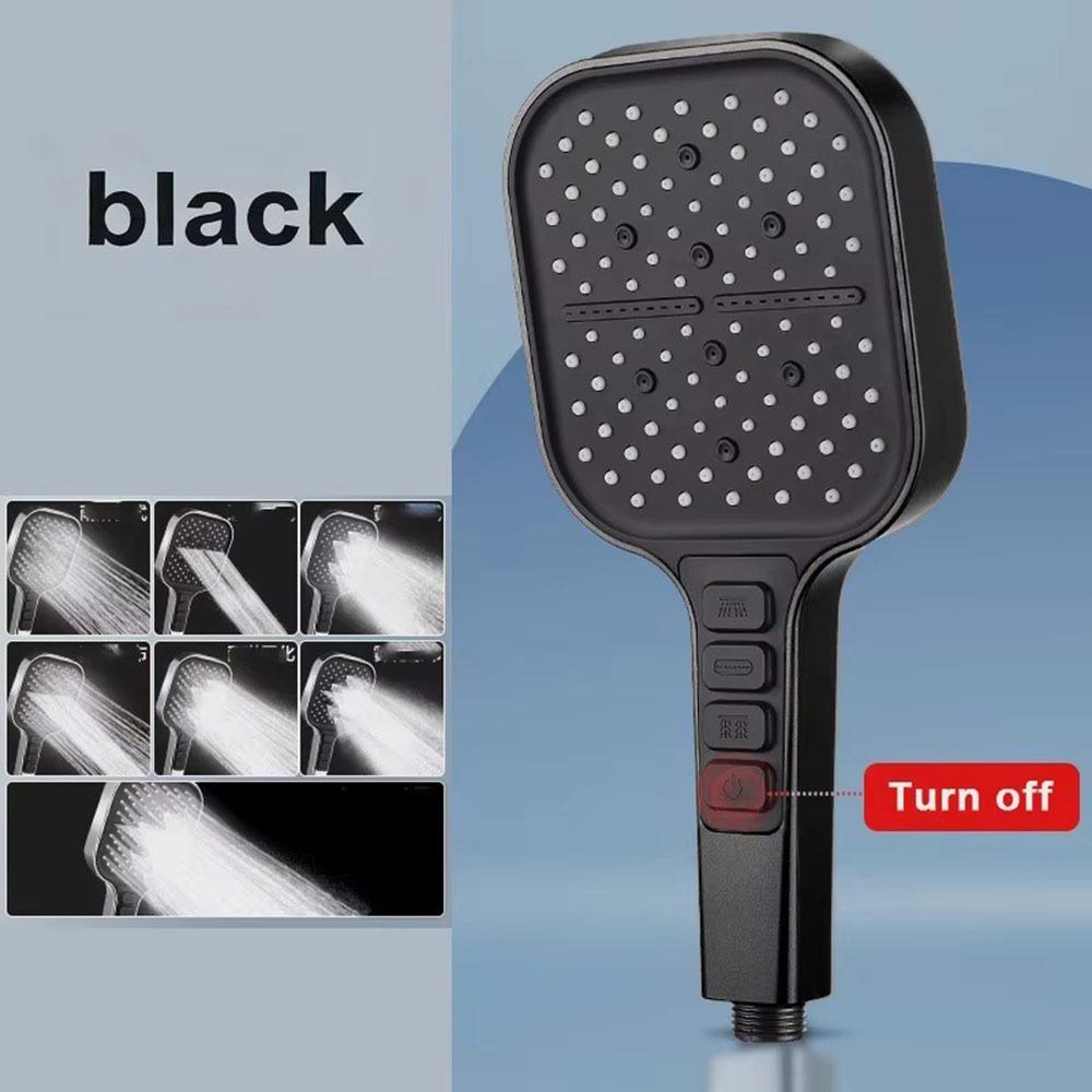 Water Saving Shower Head 7 Modes Adjustable Shower Sprayer Bathroom Accessories Rainfall Shower