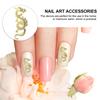 10Pcs Nail Charms Dragon Look Small Metal Gems Nail Decorations for Home DIY Manicure Xmas Wedding Party Supplies