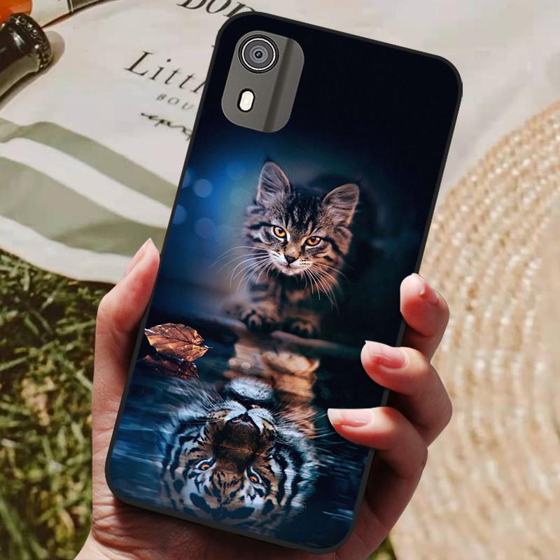Чехол для Nokia C02 C 02 2023 Мягкий силиконовый чехол на заднюю панель для Nokia C02 Чехол для телефона NokiaC02 Черный бампер TPU Funda Coque